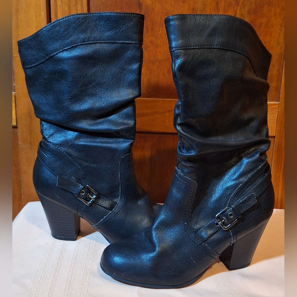 FADED GLORY Slouch boots Size 8 - Picture 2 of 7